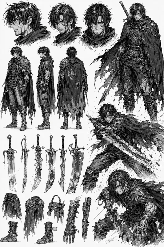 Manga Sketchbook Generator