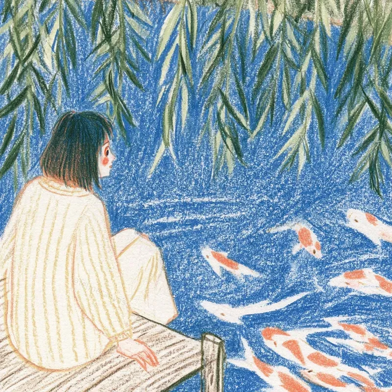 Cozy Colored Pencil Storybook Art
