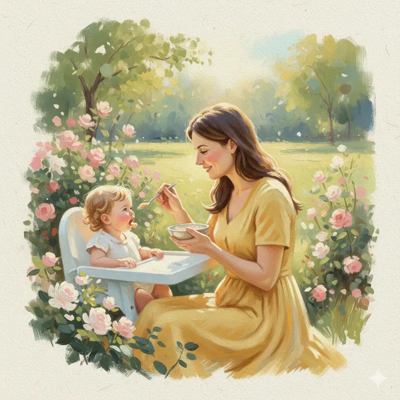 Mothers Love Oil Painting Art