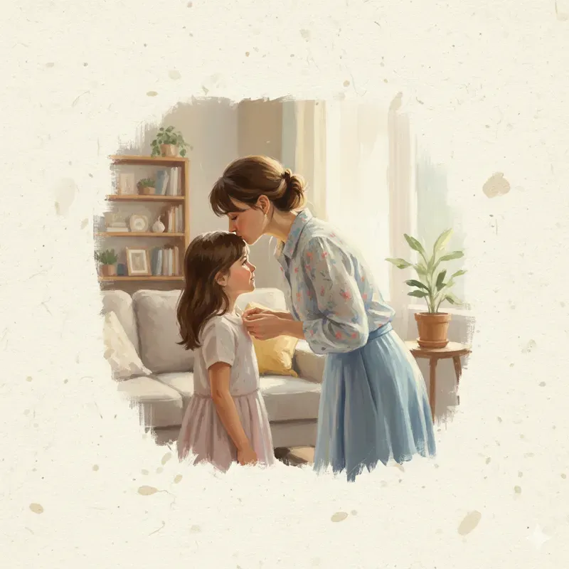 Mothers Love Oil Painting Art