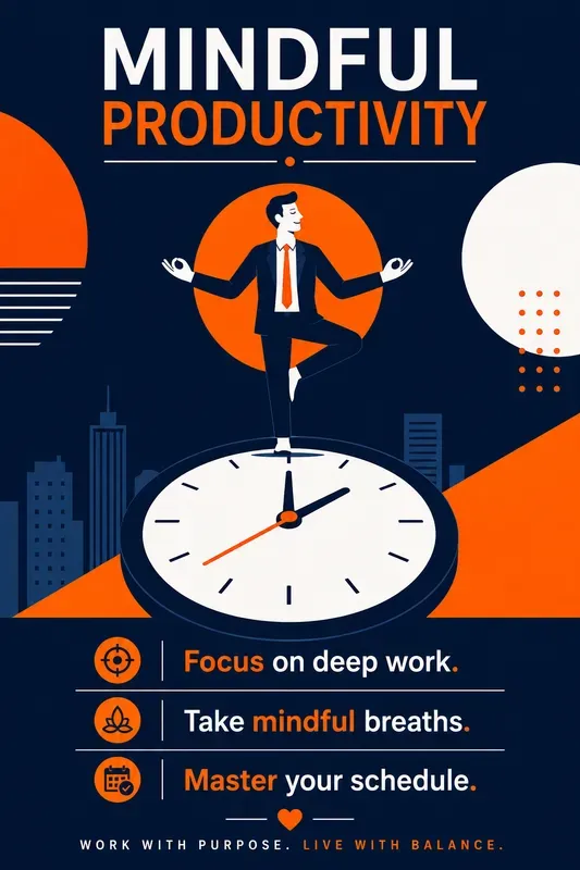 Modern Wellness Worklife Poster Art