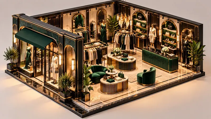 3D Isometric Business Scenes