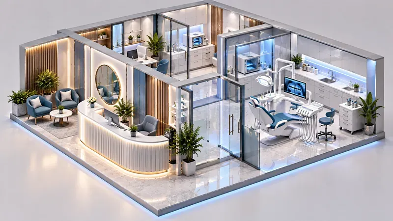 3D Isometric Business Scenes