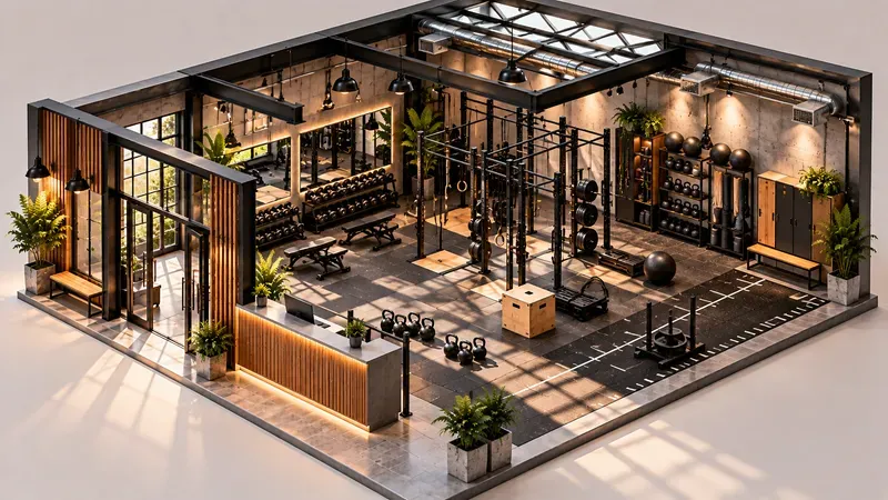3D Isometric Business Scenes