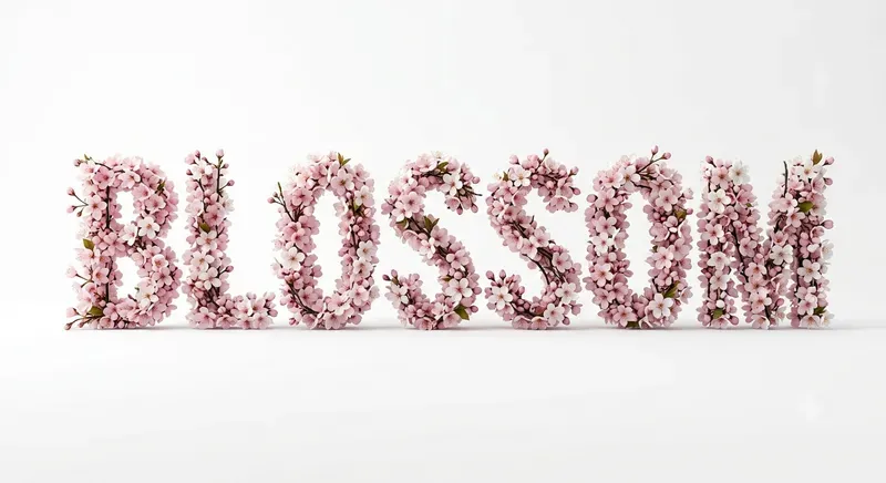 Floral Typography Posters Collection