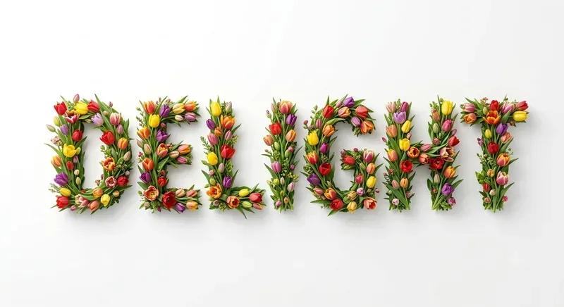 Floral Typography Posters Collection
