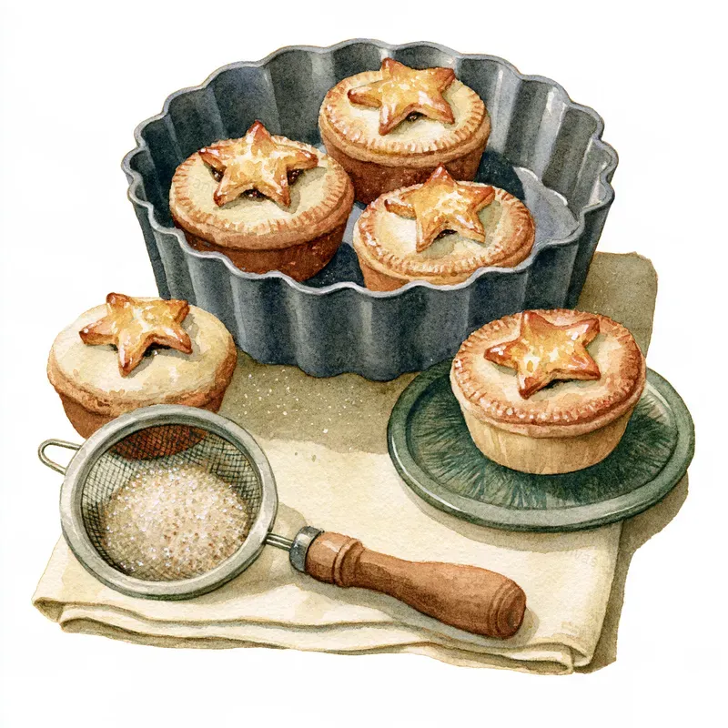 Cozy Winter Bakery Watercolor Cliparts