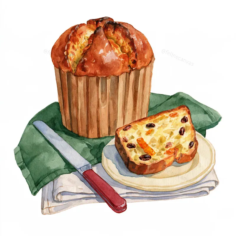 Cozy Winter Bakery Watercolor Cliparts