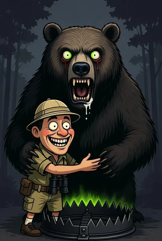 Dark Humor Satirical Vector Art