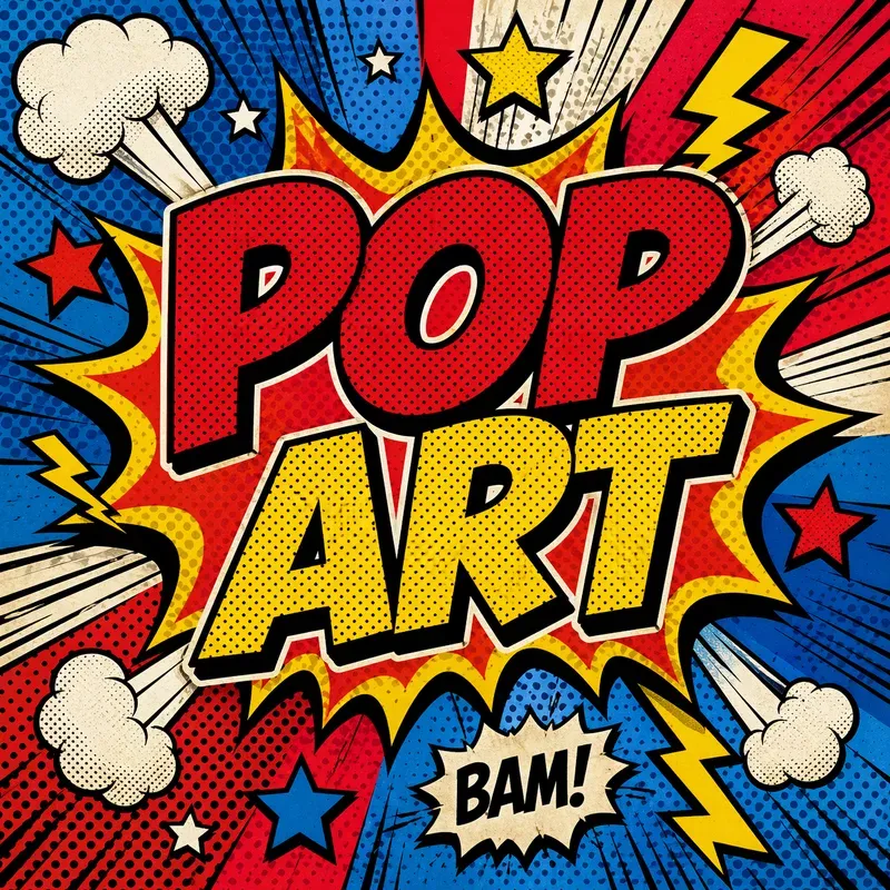 Pop Art Comic Explosion Generator
