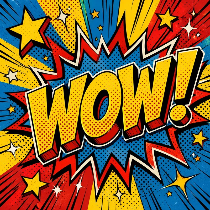 Pop Art Comic Explosion Generator