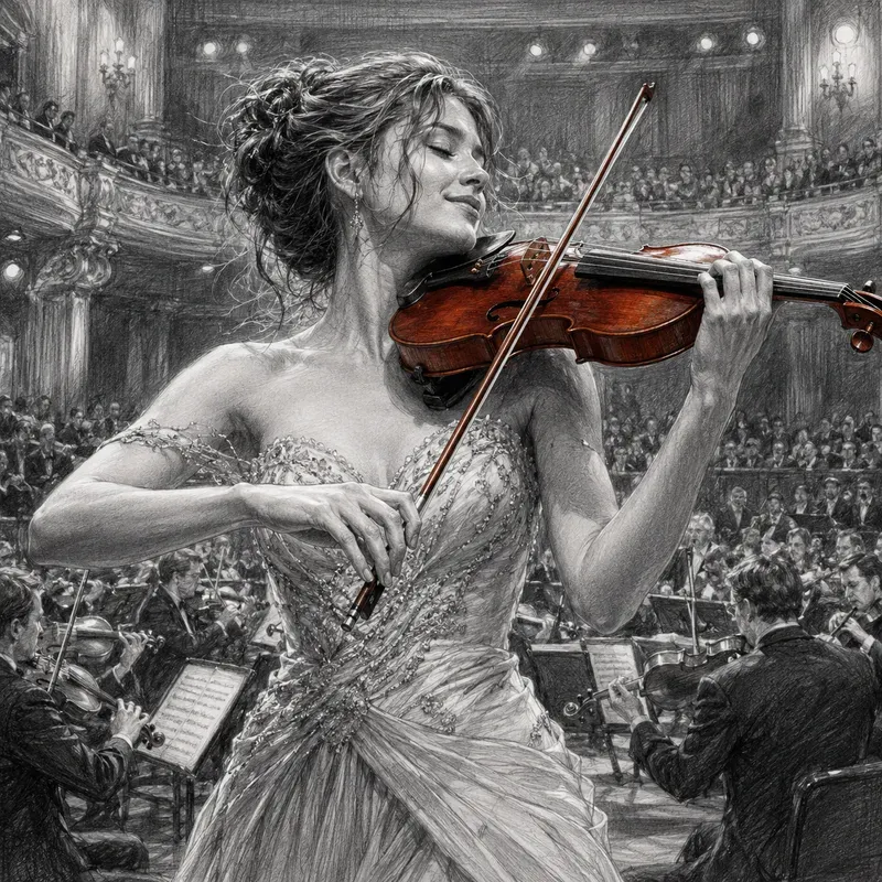 Cinematic Pencil Sketches