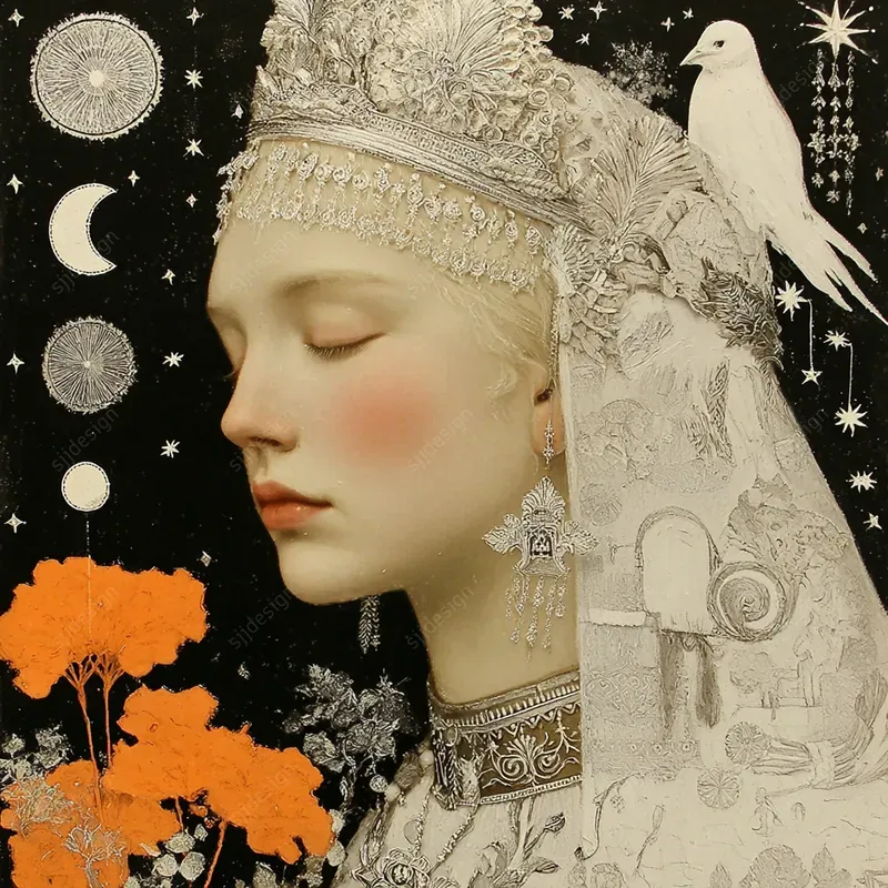 Slavic Golden Folk Fantasy Style