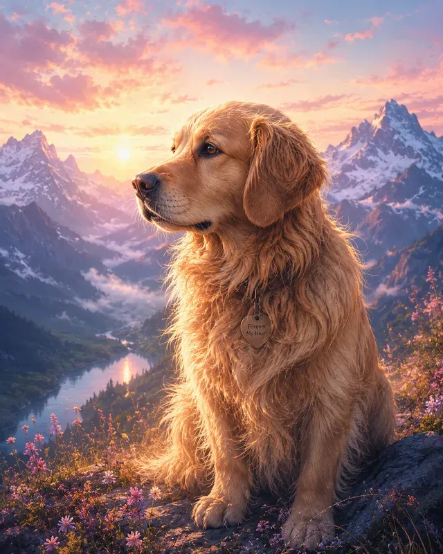 Dreamy Fantasy Animal Portraits