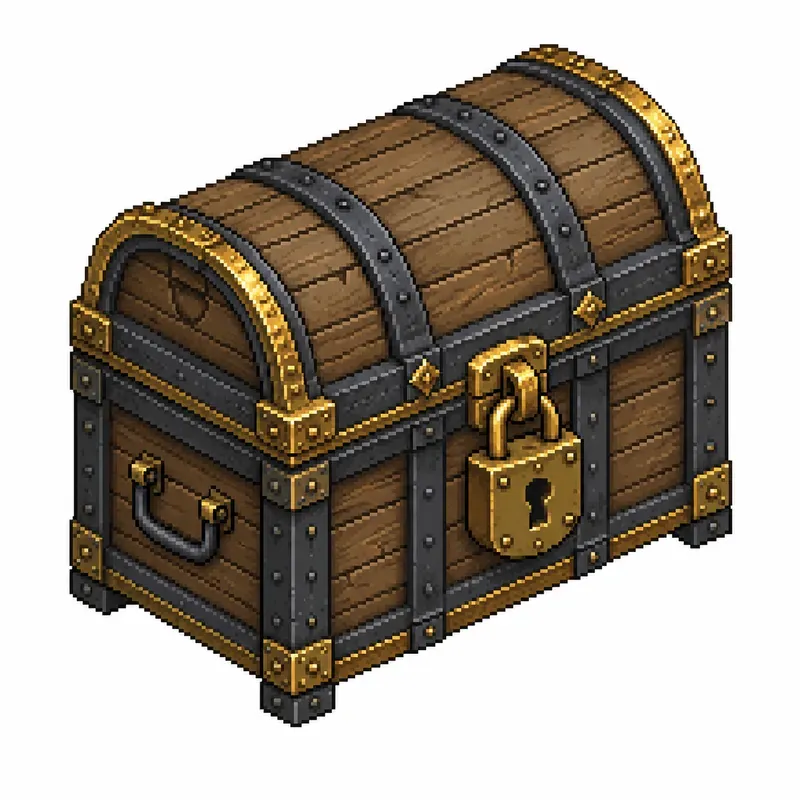 Isometric 2D Pixel Art Props