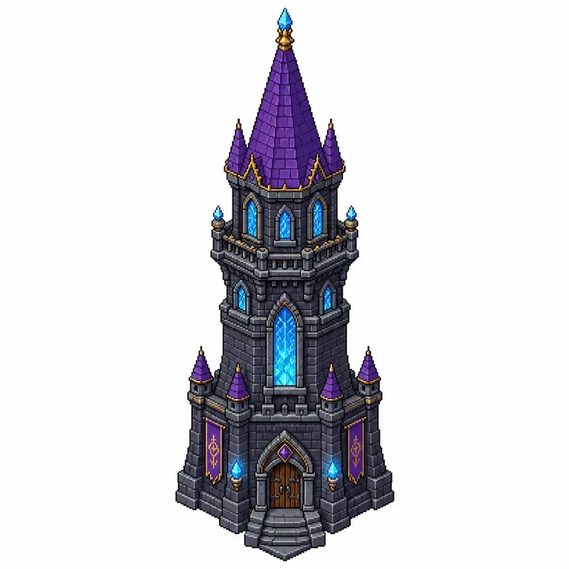 Isometric 2D Pixel Art Props