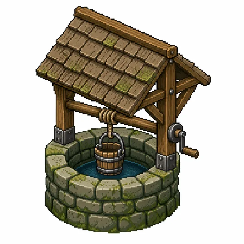 Isometric 2D Pixel Art Props