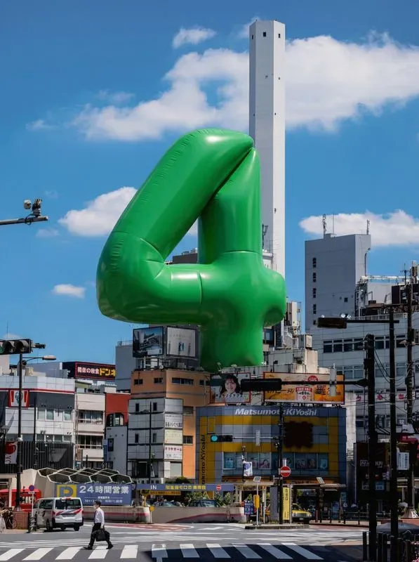 Big Balloon Numbers In The City