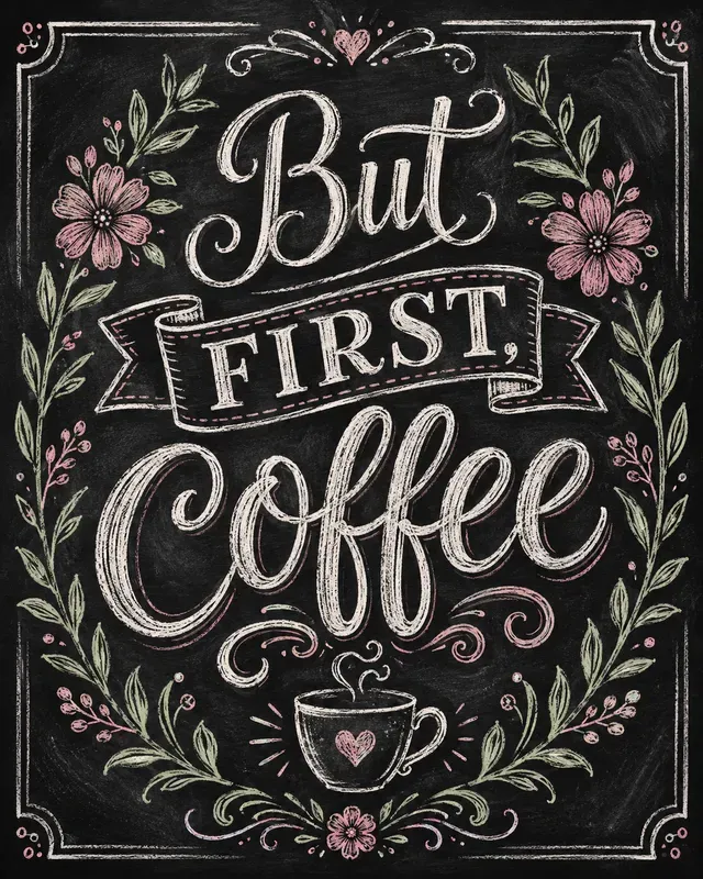Chalkart Menu Illustrations