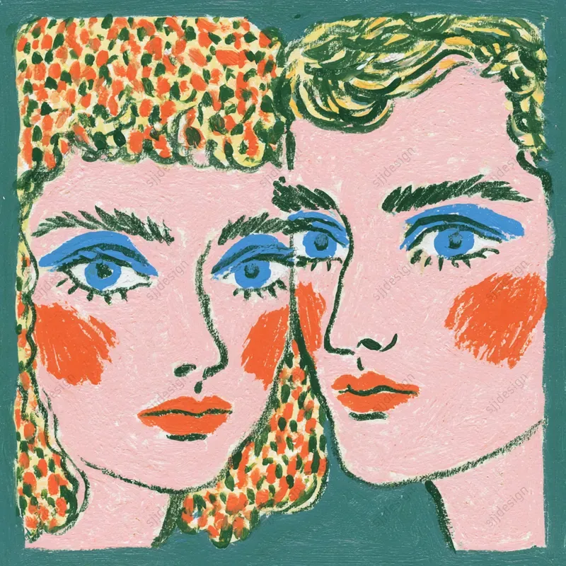 Viral Folkcore Doodle Art