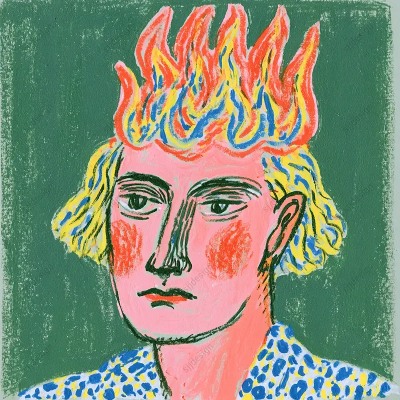 Viral Folkcore Doodle Art