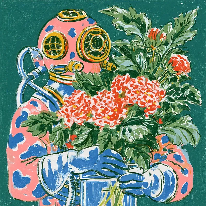 Viral Folkcore Doodle Art