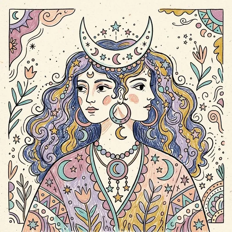 Whimsical Folk Art Portraits