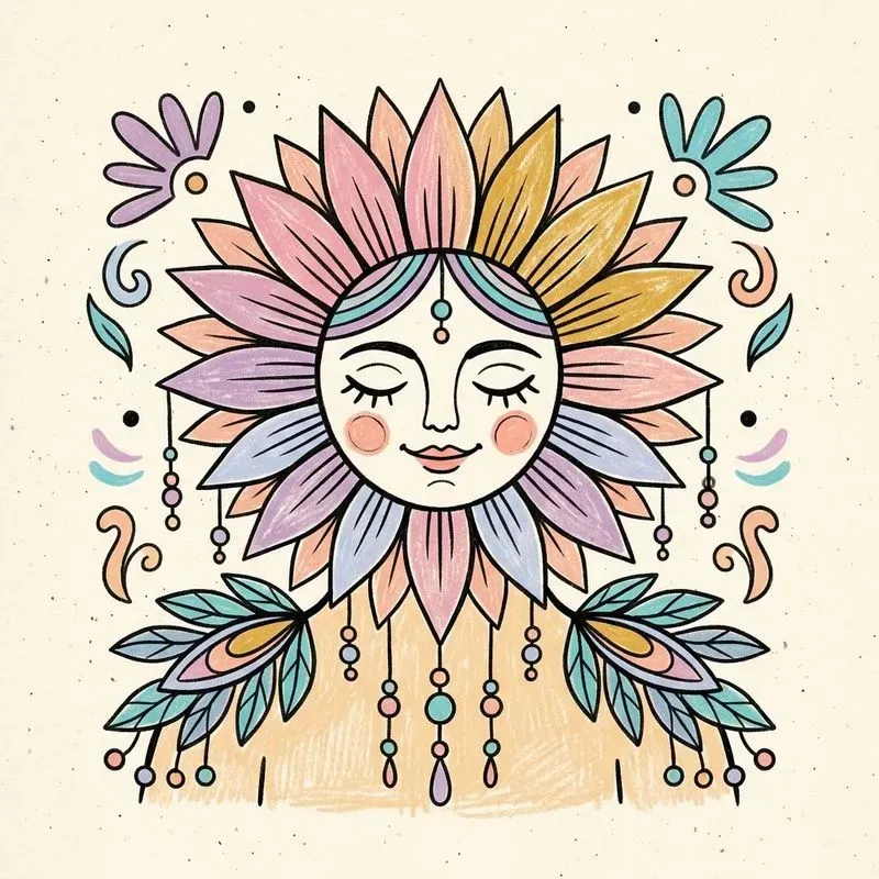 Whimsical Folk Art Portraits