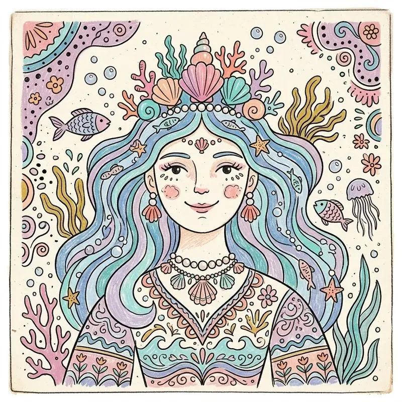 Whimsical Folk Art Portraits