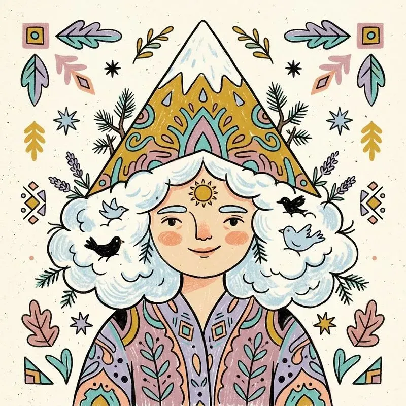 Whimsical Folk Art Portraits
