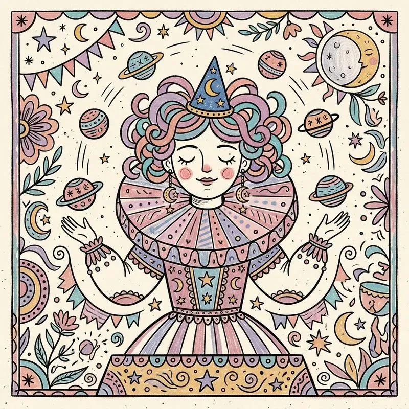 Whimsical Folk Art Portraits