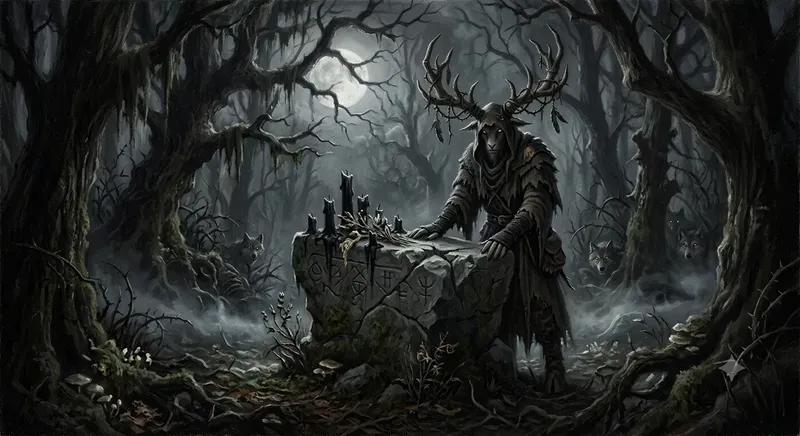 Cursed Gothic Horror Oil Paintings