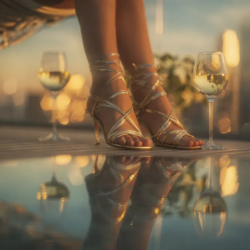 Rooftop Lounge Aesthetics Golden Hours