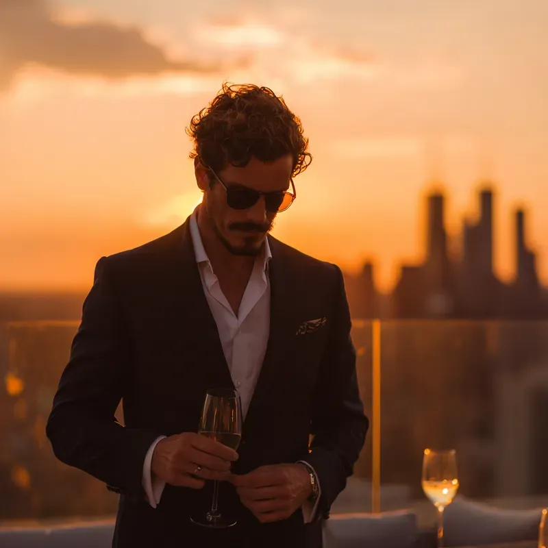 Rooftop Lounge Aesthetics Golden Hours