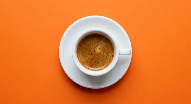Colorful Topdown Coffee Photography