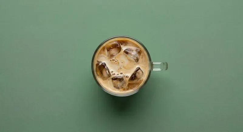 Colorful Topdown Coffee Photography