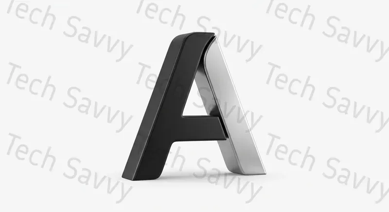3D Minimalist Typography Assets