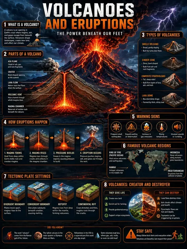 Nature Wonders Science Infographics