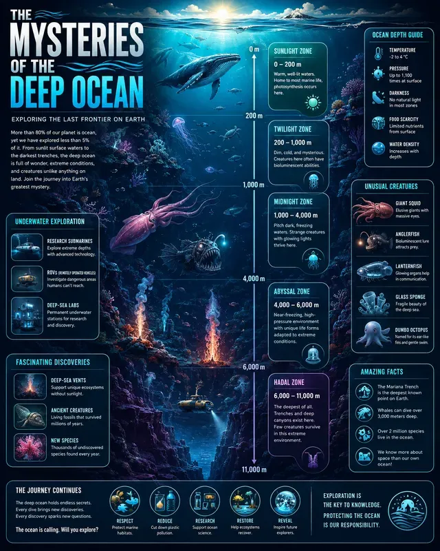 Nature Wonders Science Infographics