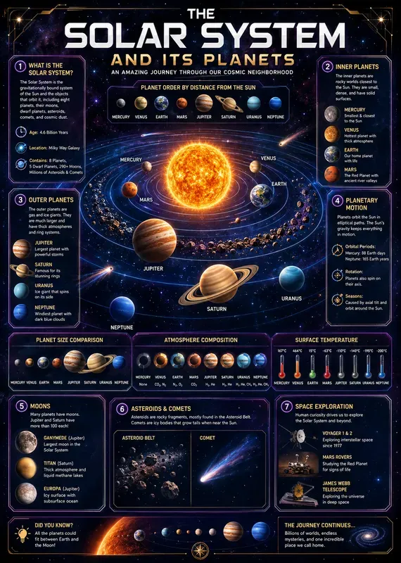 Nature Wonders Science Infographics