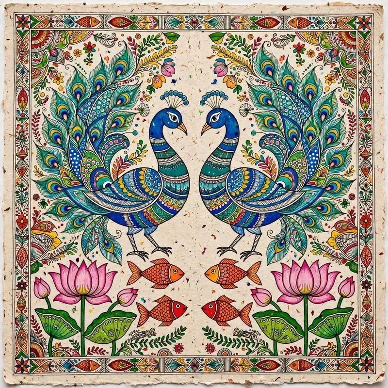 Madhubani 5in1 Bundle Folk Art Packs