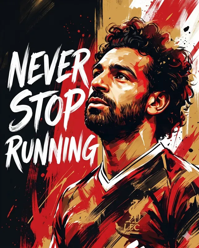 Motivational Football Player Art Posters