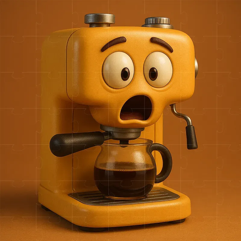 Retro Cartoon 3D Objects With Emotions