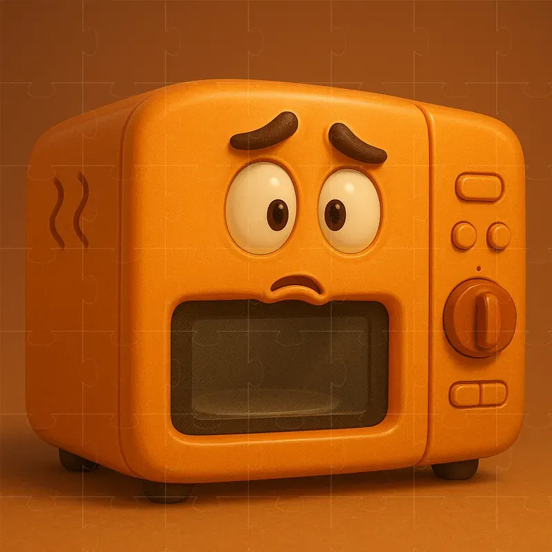 Retro Cartoon 3D Objects With Emotions