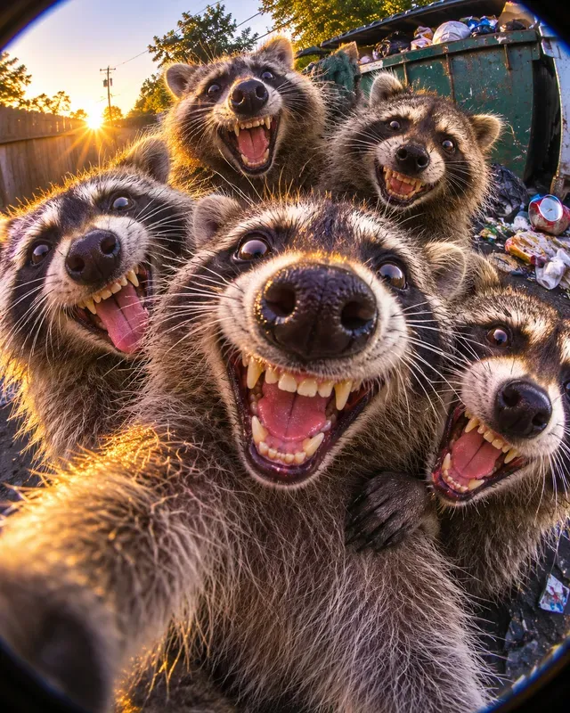 Wild Selfie Fisheyes