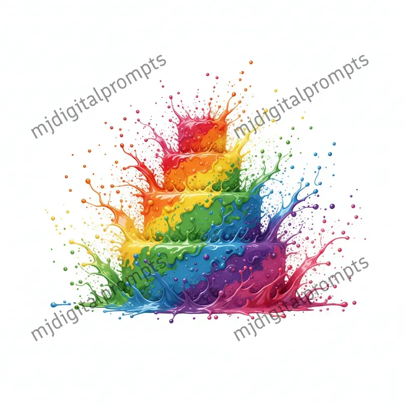 Dynamic 3D Splash Art Objects Texts