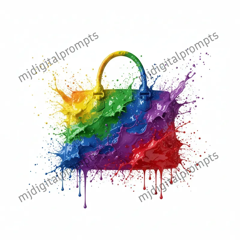 Dynamic 3D Splash Art Objects Texts
