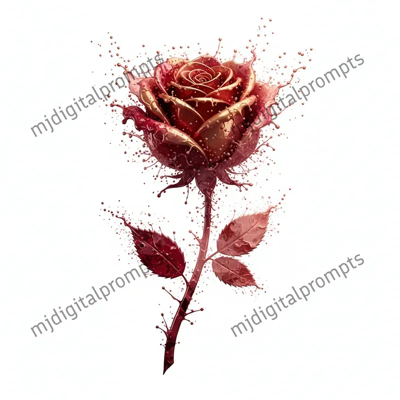 Dynamic 3D Splash Art Objects Texts