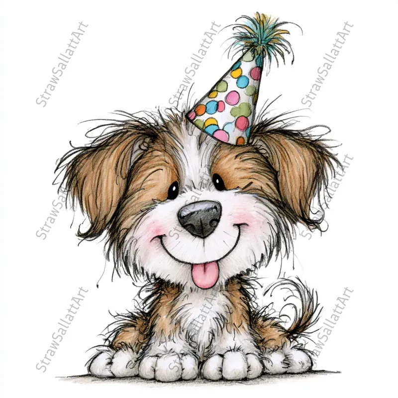 Quirky Happy Birthday Clipart Characters