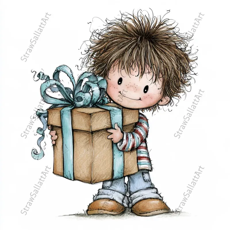 Quirky Happy Birthday Clipart Characters